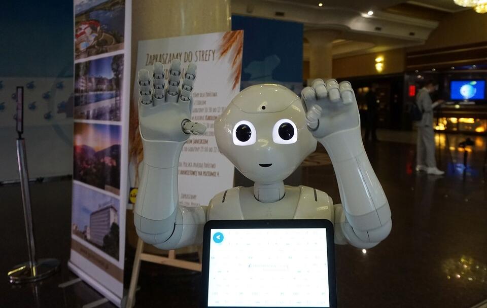 Robot na Forum Ekonomicznym w Karpaczu (2020) / autor: Fratria