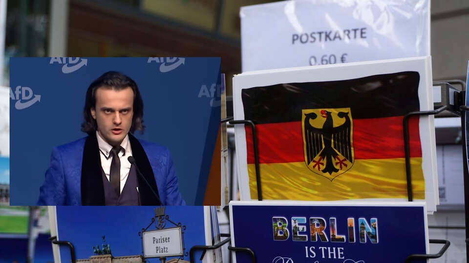Alexander Eichwald został wyrzucony z młodzieżówki AfD. / autor: Fratria/YouTube/WDR