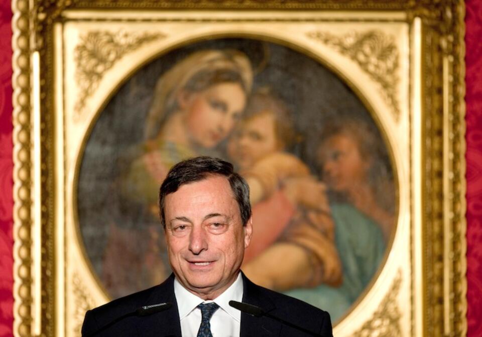 Mario Draghi, prezes EBC. fot. EPA 