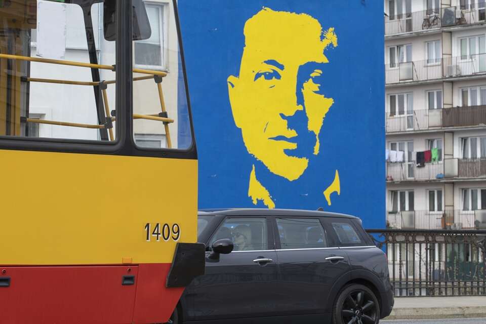 Baner z wizerunkiem W. Zełenskiego w Polsce (zdjęcie ilustracyjne) / autor: Fratria