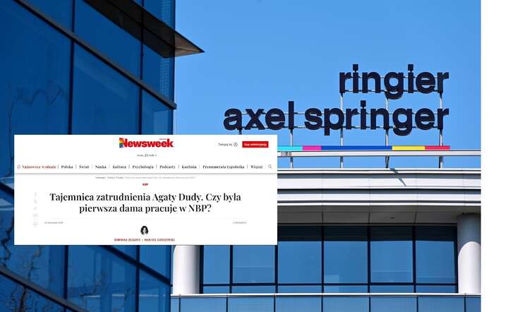 Publikacje "Newsweeka Polska" dementuje NBP / autor: Fratria / KK / Screen
