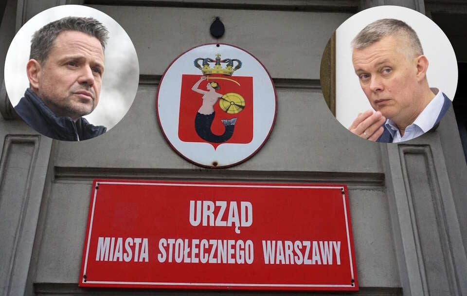 Rafał Trzaskowski, Tomasz Siemoniak / autor: PAP/Marcin Obara/Fratria