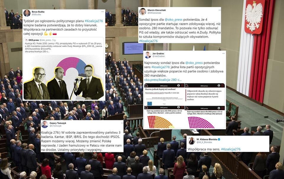 Sejm/Wpisy polityków KO / autor: Fratria/Twitter