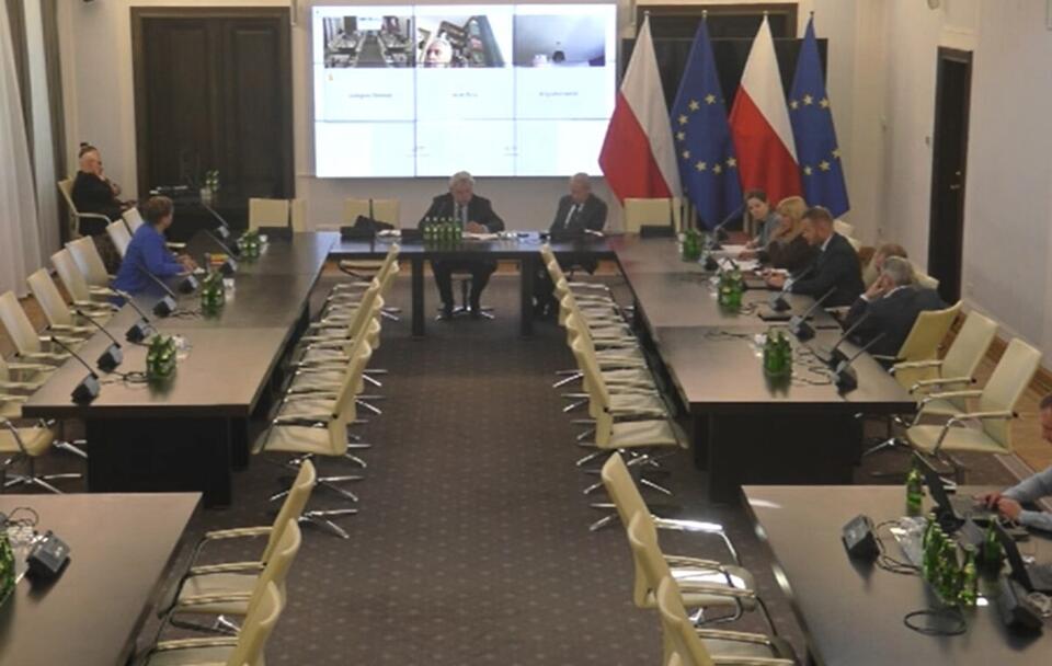 Posiedzenie Komisja Budżetu i Finansów Publicznych / autor: senat.gov.pl (screenshot)