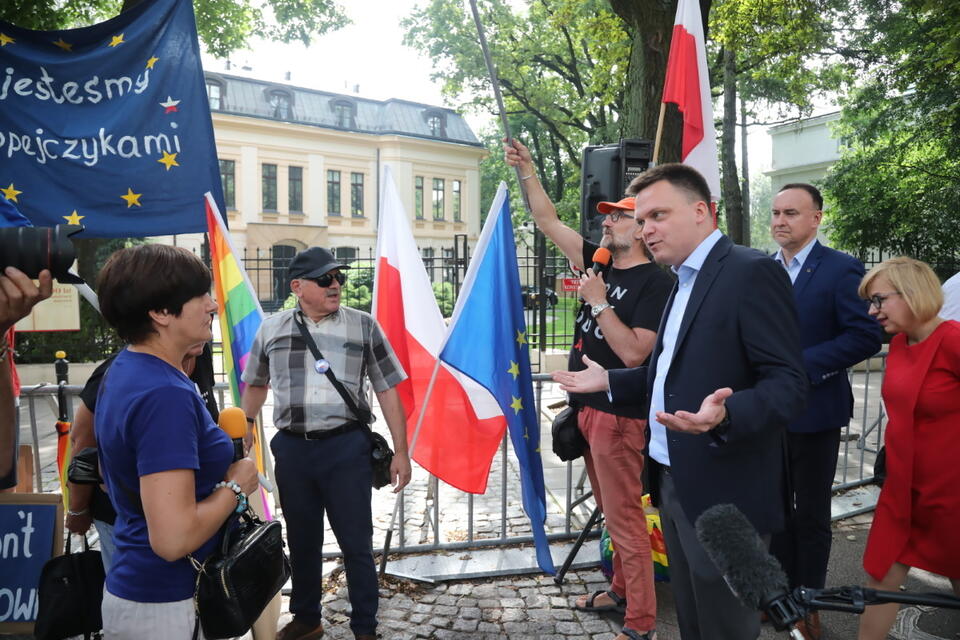 Szymon Hołownia  / autor: PAP/Wojciech Olkuśnik