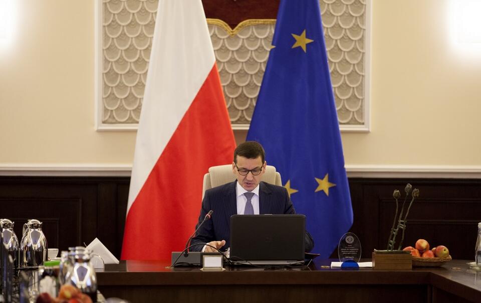 Premier Mateusz Morawiecki na posiedzeniu rządu / autor: Fratria