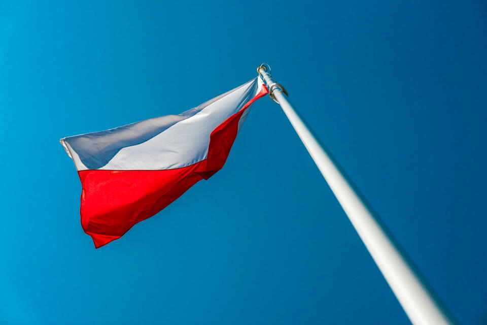 Flaga Polski  / autor: Fratria 