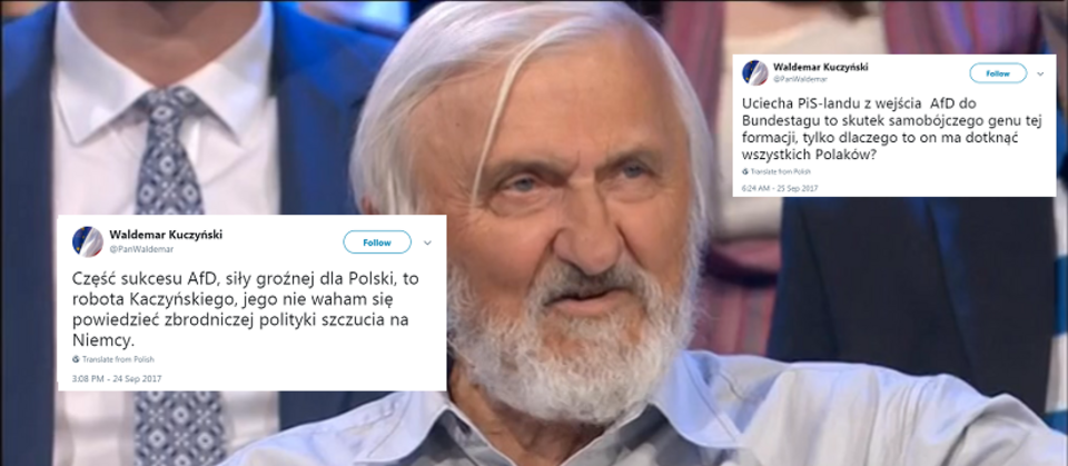 autor: wPolityce.pl/TVP Info; Twitter/Waldemar Kuczyński