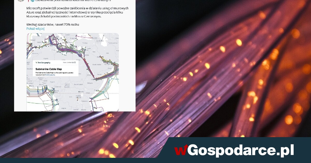 Przecięte kable. Internet celem terrorystów!