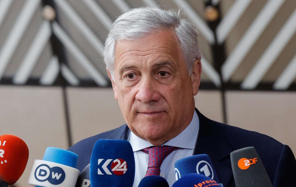 Minister spraw zagranicznych Włoch Antonio Tajani  / autor: PAP/EPA/JOSEPH LAMI
