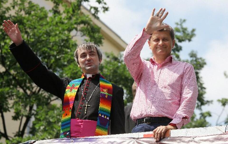 Biedroń i Palikot. Fot. PAP
