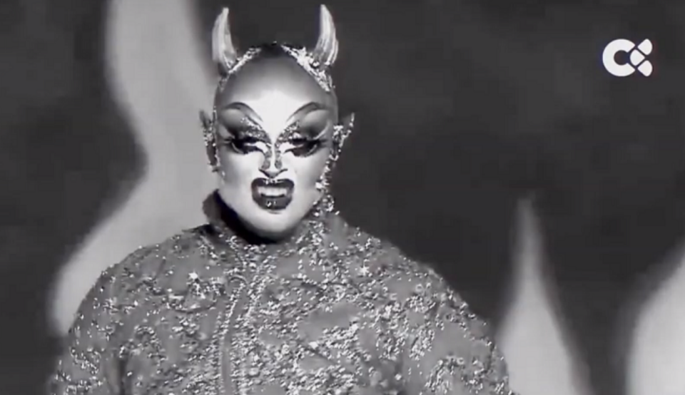 Drag queen / autor: Screen/TV Trwam