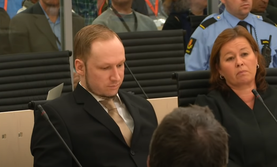Anders Breivik (po zmianie nazwiska: Fjotolf Hansen) / autor: YouTube