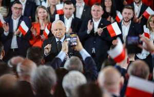 Prezes PiS stanął w obronie rządów PiS. / autor: PAP/Łukasz Gągulski