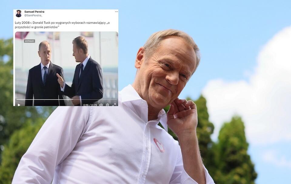 Donald Tusk / autor: PAP/Leszek Szymański/Twitter Samuel Pereira