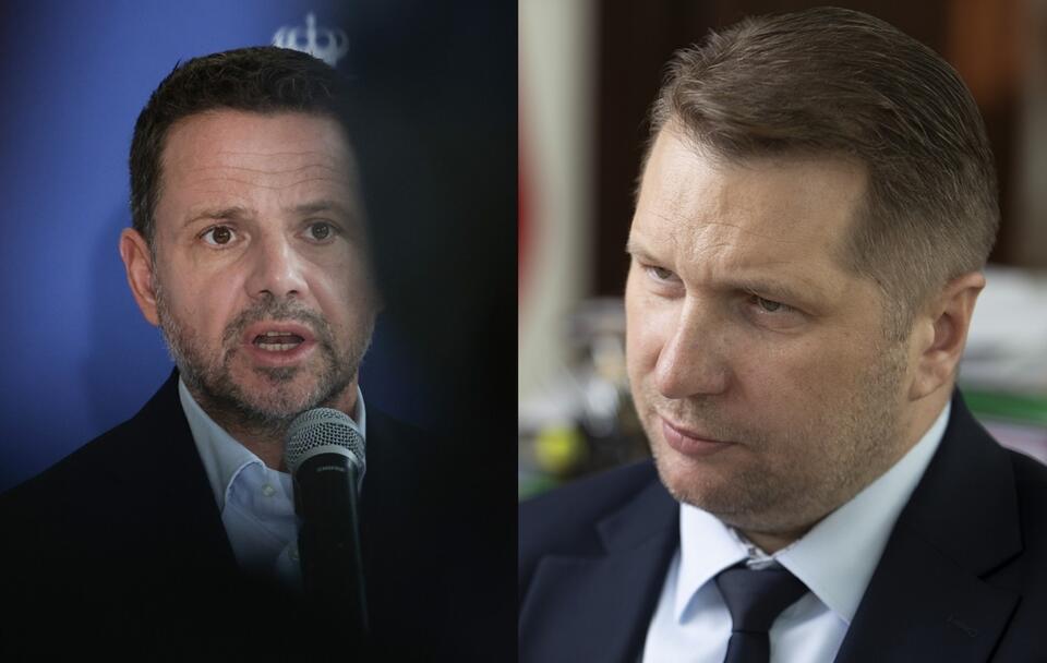 Rafał Trzaskowski (PO), Przemysław Czarnek (PiS) / autor: Fratia