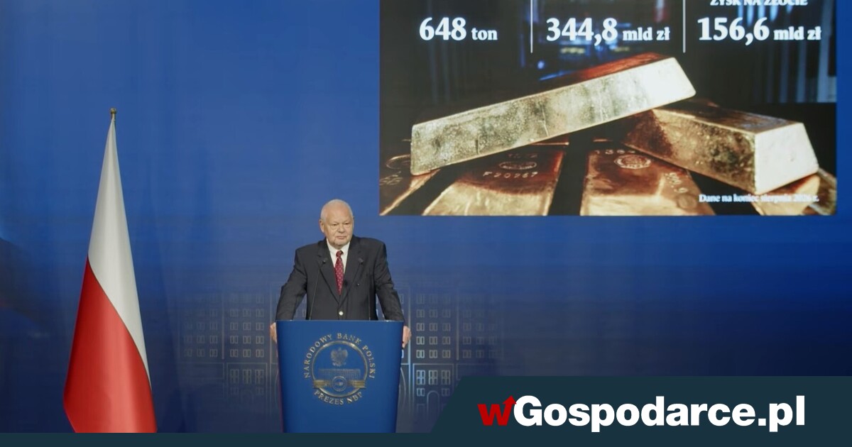 Złoto Glapińskiego: wiemy, ile kruszcu przybyło w NBP!