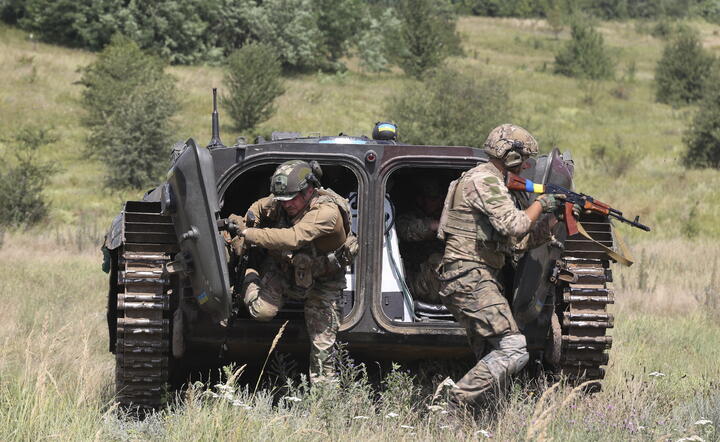 Szkolenie wojsk ukraińskich / autor: PAP/EPA