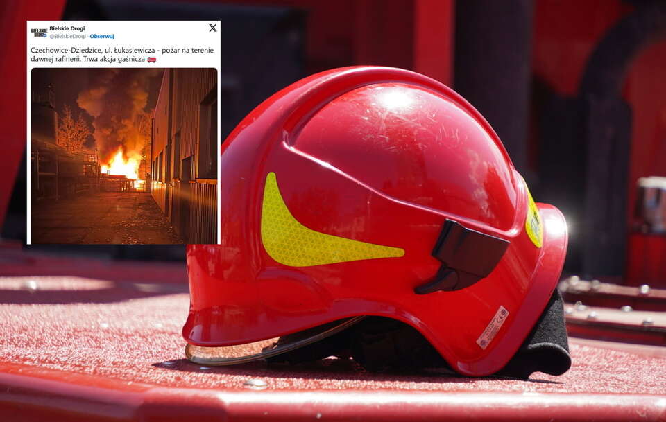 Interwencja straży pożarnej w Czechowicach-Dziedzicach / autor: Fratria/X