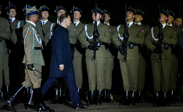Andrzej Duda na Westerplatte / autor: PAP