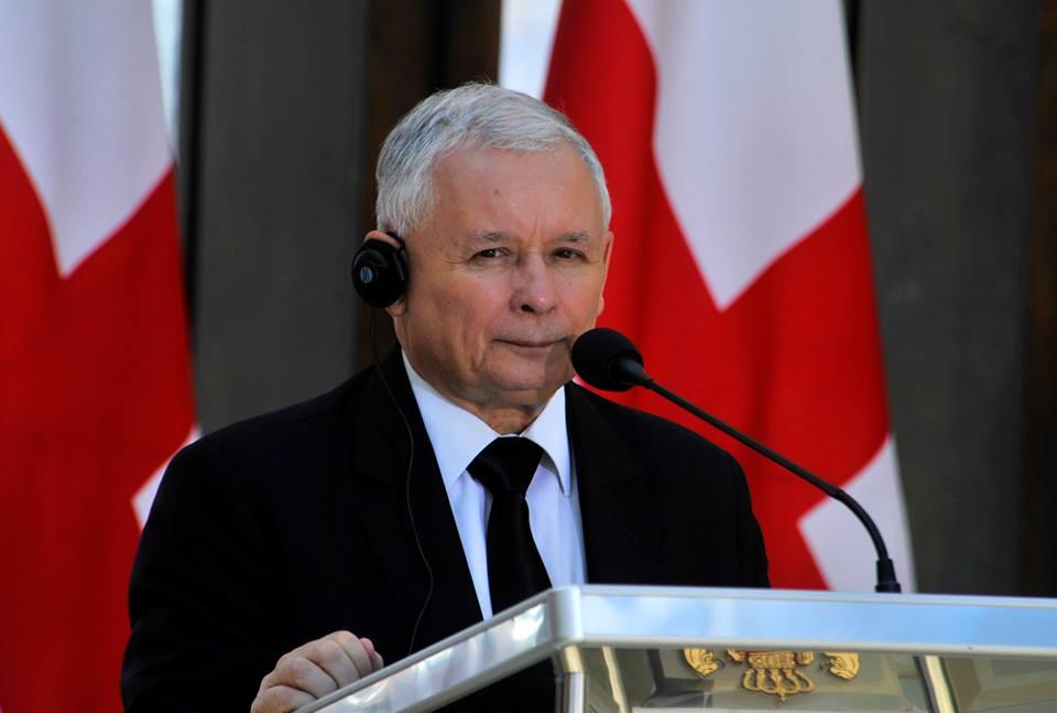 Jarosław Kaczyński podczas wizyty w Gruzji. Fot. Profil PiS na FB