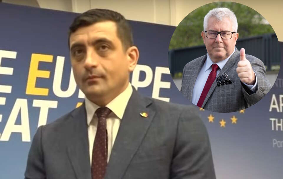 George Simion, Ryszard Czarnecki / autor: Telewizja wPolsce24/Fratria