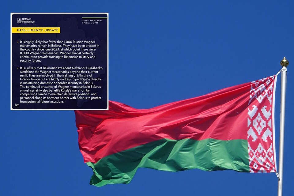 flaga Białorusi / autor: Fratria / twitter.com/DefenceHQ