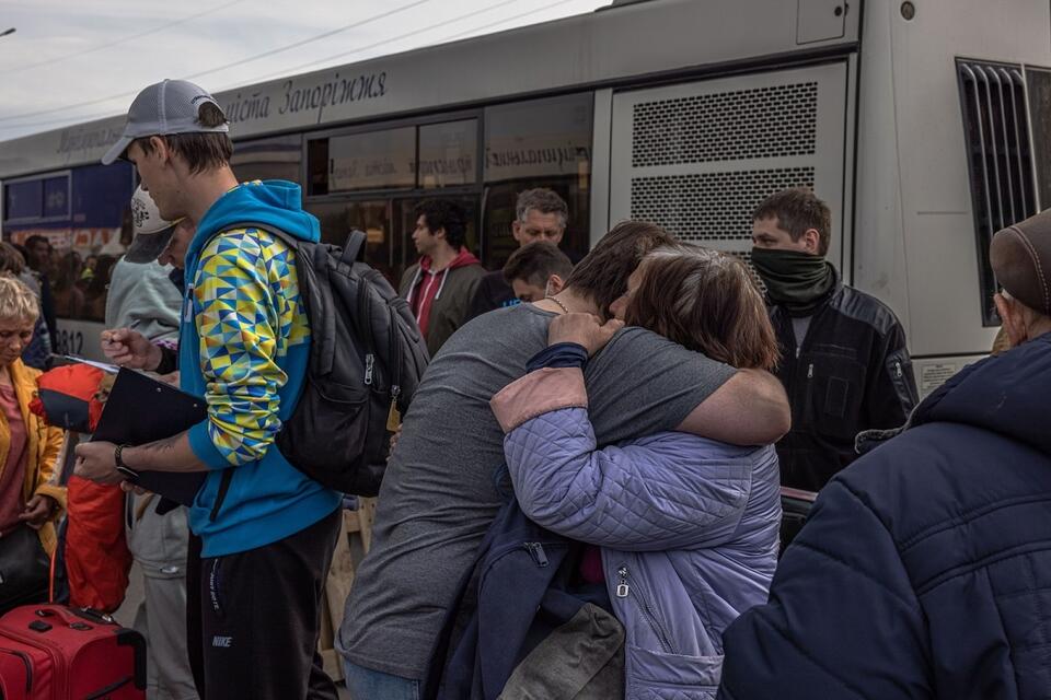 Mieszkańcy Mariupola ewakuowani do Zaporoża w ostatnich dniach (zdj. ilustracyjne) / autor: PAP/EPA