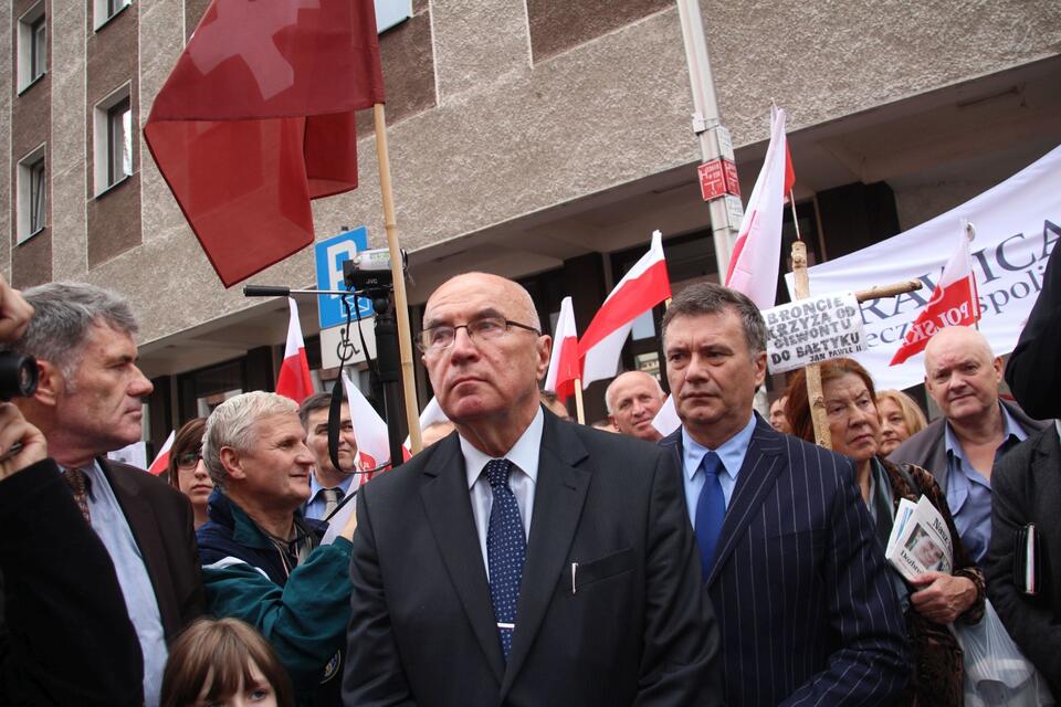 Marian Piłka (in the centre) / autor: wPolityce.pl