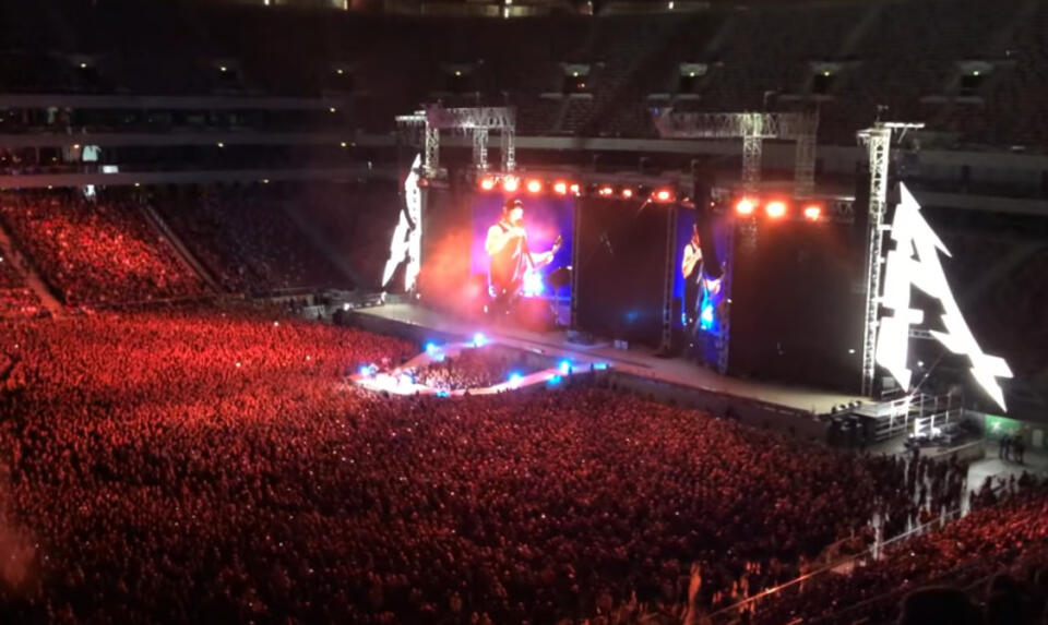 Koncert zespołu Metallica / autor: screenshot/YT/minowak