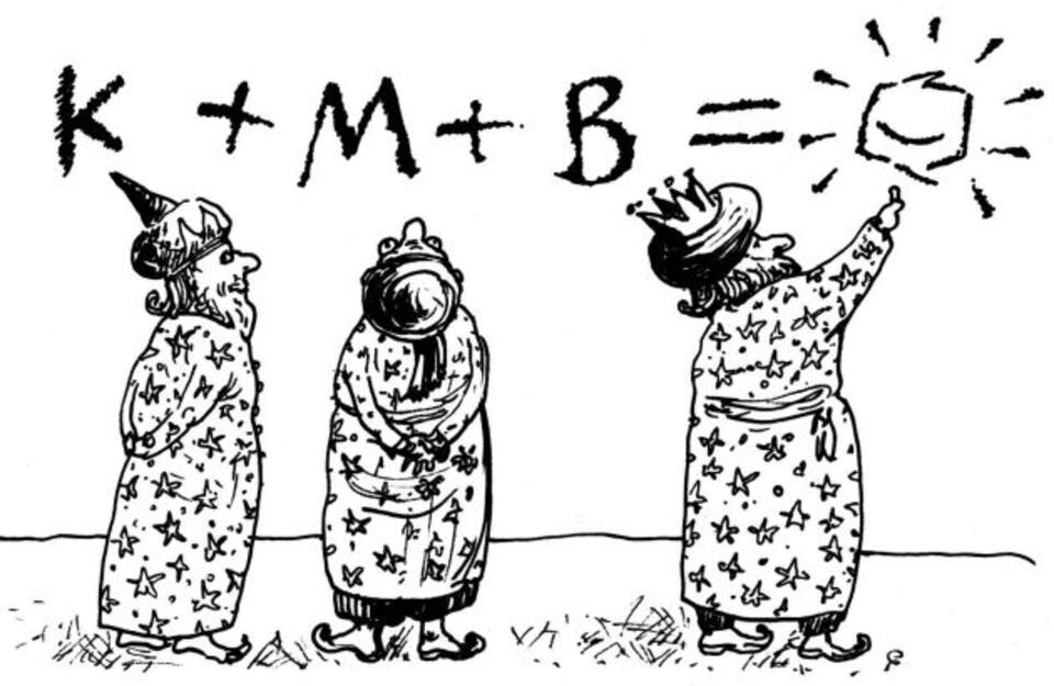 Rys. Rafał Zawistowski, "K+M+B"