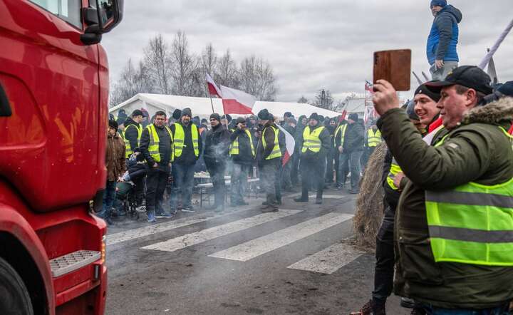 Protesty na granicy polsko-ukraińskiej  / autor: PAP/Wojtek Jargiło