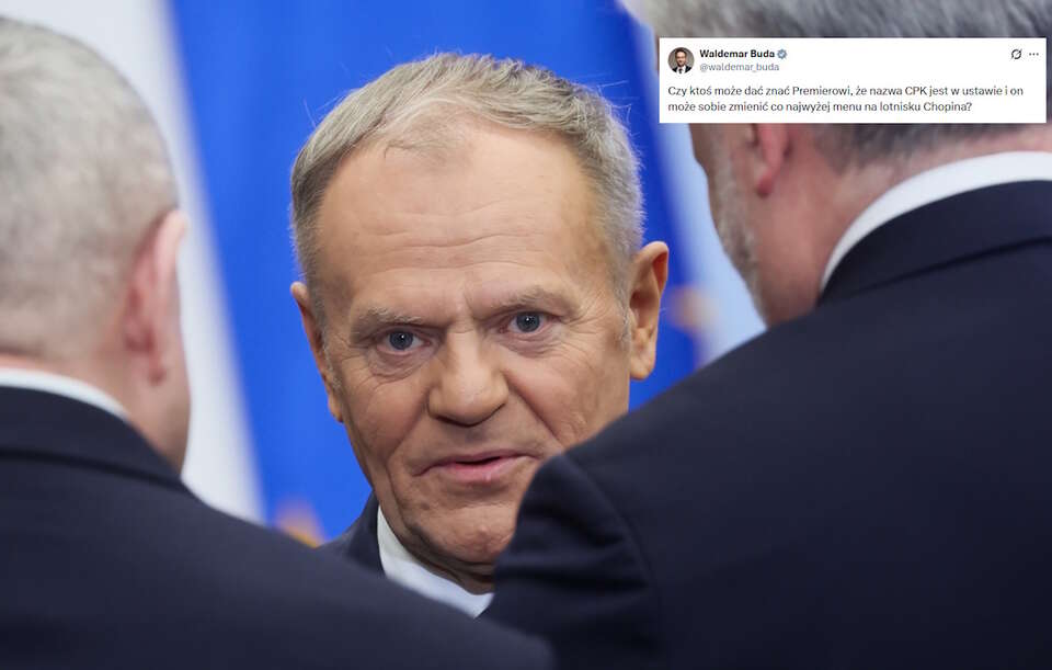 Donald Tusk podczas konferencji prasowej / autor: PAP/Leszek Szymański/X