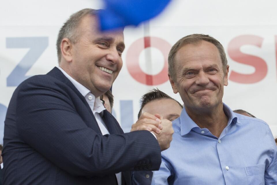 Grzegorz Schetyna i Donald Tusk / autor: Fratria