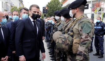 Macron: wzrośnie liczba żołnierzy na ulicach