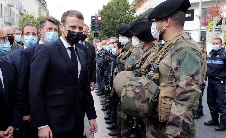 Prezydent Francji Emmanuel Macron / autor: PAP/EPA/ERIC GAILLARD / POOL