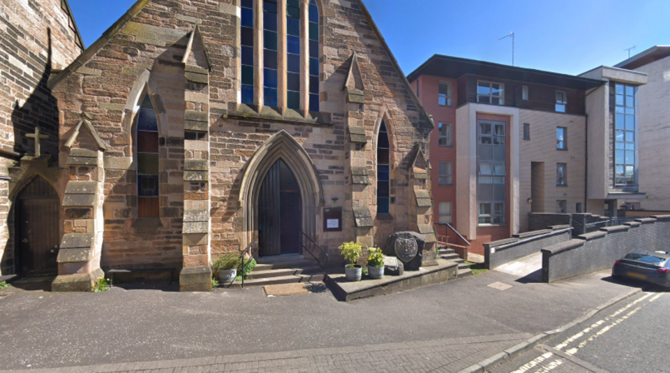 Kościół św. Szymona w Glasgow / autor: screen Google Maps