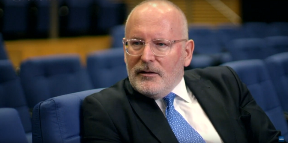 Frans Timmermans / autor: screen youtube.com/euronews
