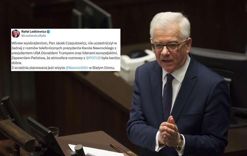 Jacek Czaputowicz  / autor: Fratria/X