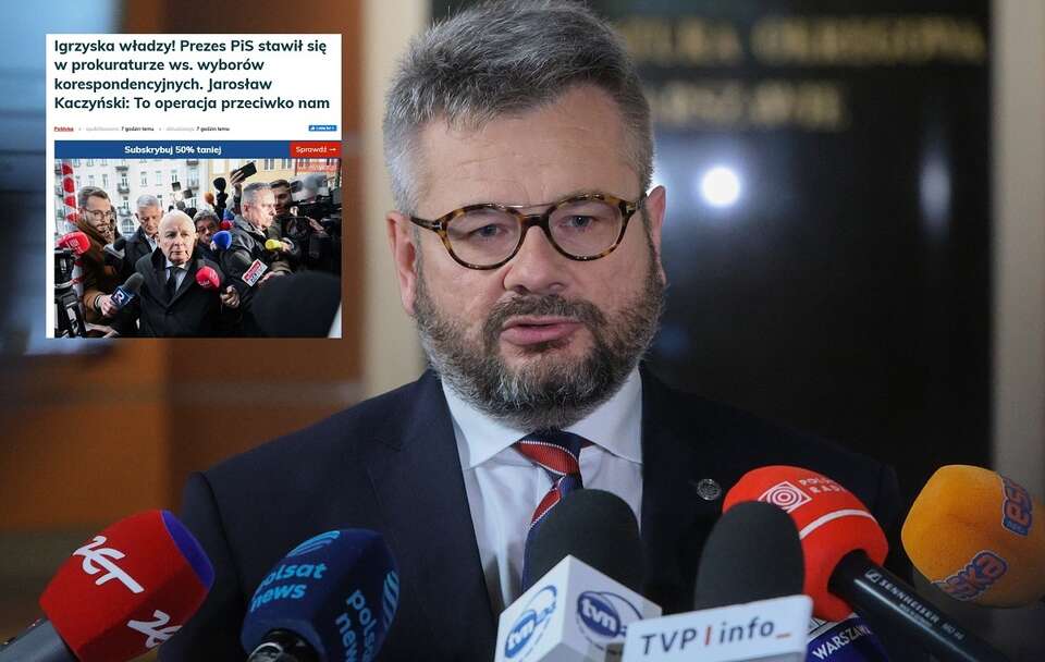 autor: PAP/Rafał Guz/screenshot wPolityce.pl