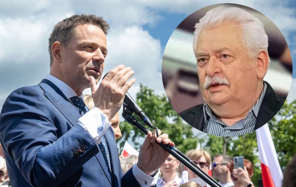 Rafał Trzaskowski, prof. Romuald Szeremietiew  / autor: PAP/Tytus Żmijewski/Fratria