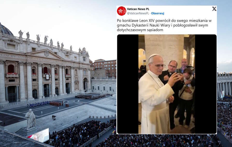 Papież Leon XIV / autor: X: @VaticanNewsPL/https://x.com/VaticanNewsPL/status/1920710447767978436