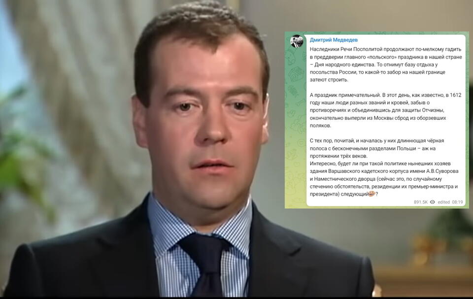 Dmitrij Miedwiediew  / autor: screenshot YouTube ABC News