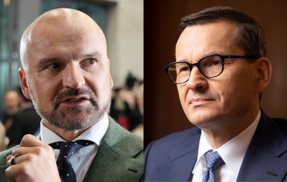 Rafał Brzoska i Mateusz Morawiecki / autor: PAP/Paweł Supernak/Fratria