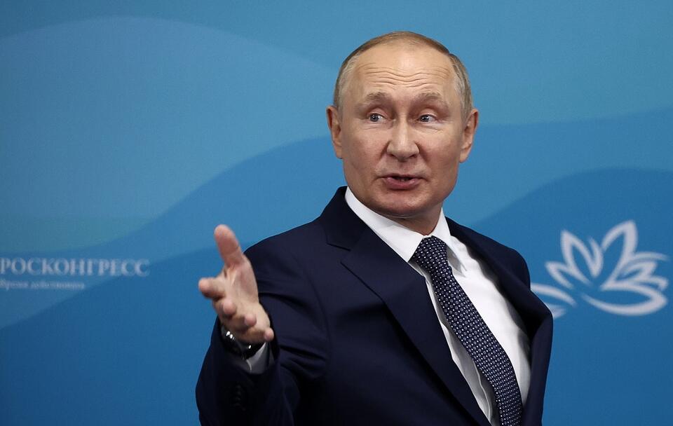 Władimir Putin podczas forum we Władywostoku / autor: PAP/EPA