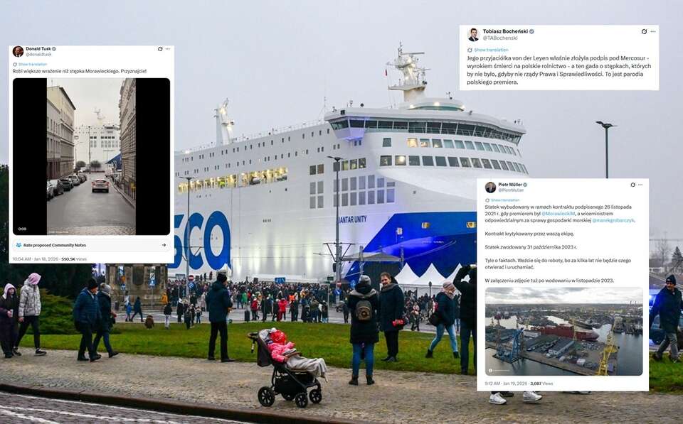 Tusk atakuje Morawieckiego. Europosłowie PiS: Parodia