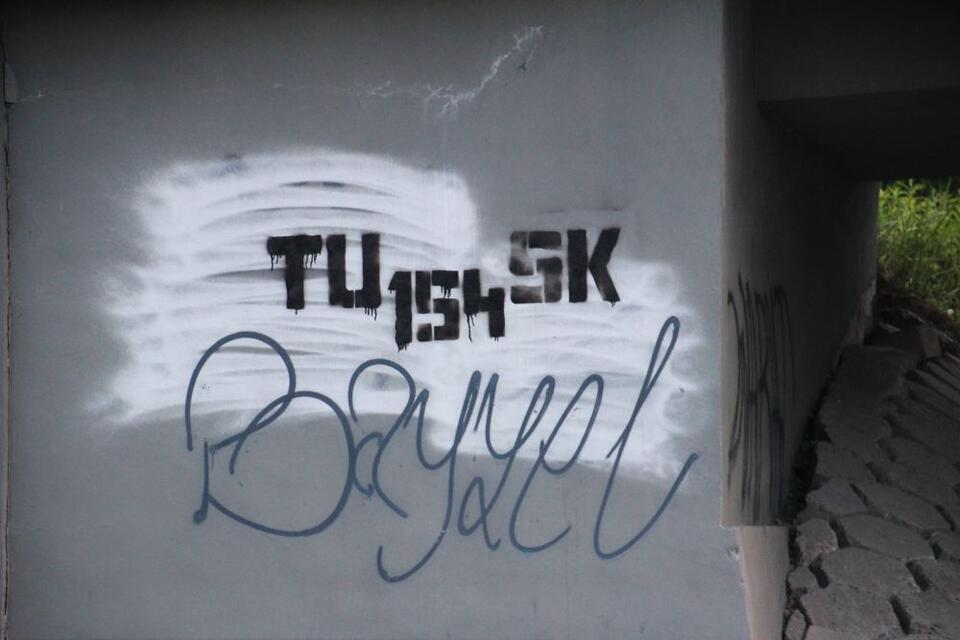 Graffiti na warszawskiej ulicy. Fot. wPolityce.pl