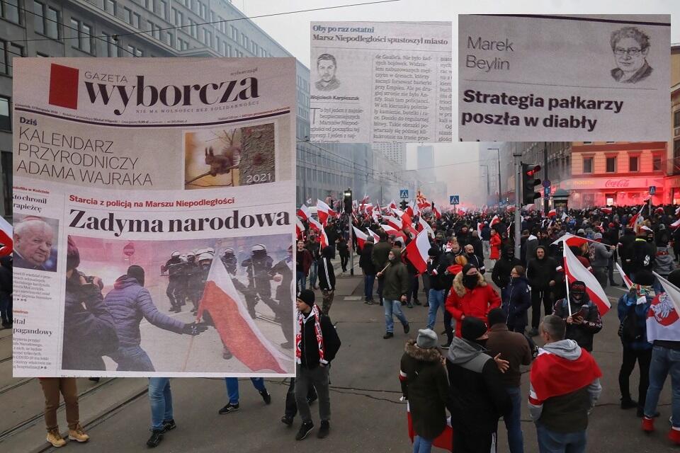Marsz Niepodległości  / autor: 	PAP/Tomasz Gzell