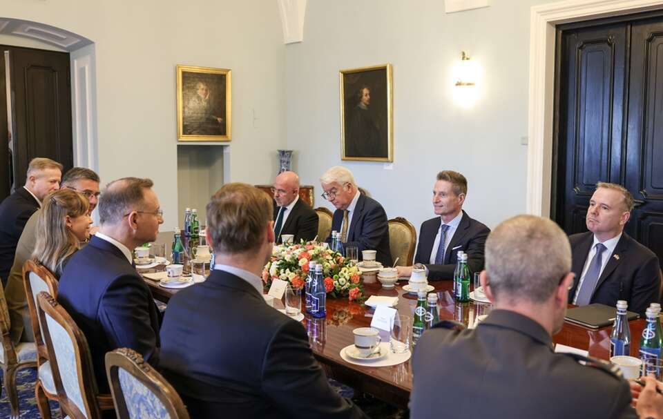 Spotkanie prezydenta z prezesem Lockheed Martin / autor: PAP/Marek Borawski/KPRP