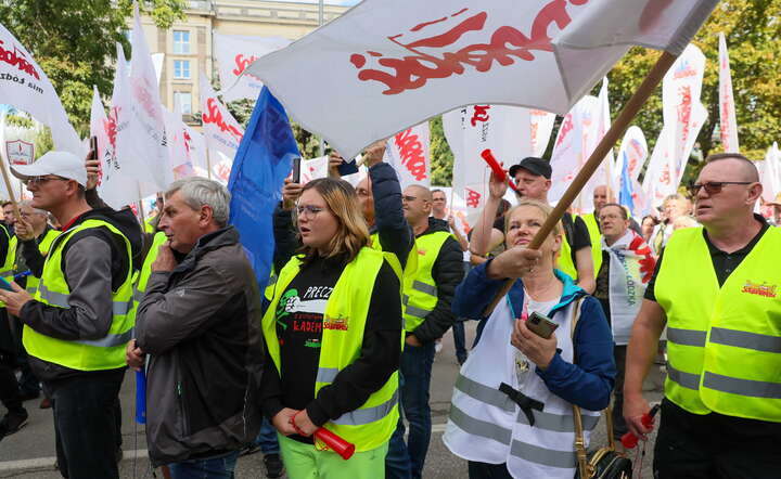 Protest pracowników Beko / autor: PAP